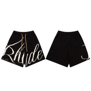 Rhude Rhude Men's Intarsia Jacquard Alphabet Shorts
